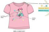 100% Cotton Girl T-Shirt Min-3-666