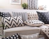Geometry Transfer Printed Cushion Fashion Decorative Cushion (SPL-430)