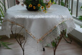 100% Polyester Table Cloth with Ribbon St1508