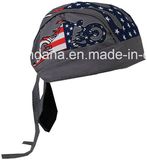 OEM Produce Customized Logo Printed Promotional Outdoor Sports Skull Biker Cap Headwrap