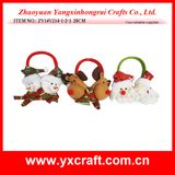 Christmas Decoration (ZY14Y214-1-2-3) Christmas Festive Party Ear Shield Christmas Fabric