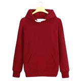 Soft Cotton White Hoodie Plain Hoodie Men's Pullover Hoodie