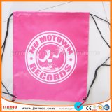 Hot Sale Red Promotional Waterproof Nylon Drawstring Bag