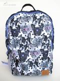 Older Girl Photo Dog Print Back to School Backpack