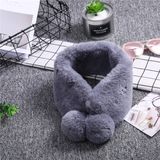 Lady Fashion Faux Rex Rabbit Fur Big Winter Scarves