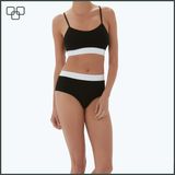 Women Sexy Contrast Color Brazilian Bikini