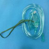 Wholesale Simple Medical Oxygen Mask for Green/Transparent Different Mask Size