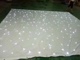 White Backdrop White Lights LED Star Curatin for Wedding Decoration