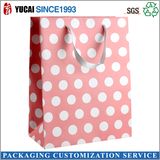 210g Paper Shopping Bag Pink Printed Bag