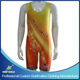 High Premium Custom Made Full Sublimation Printing Compression Wrestling Singlets