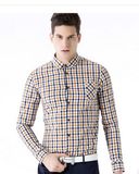 Men's Long- Sleeve Casual Cotton Shirt