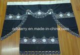 Black Color Amercia Kitchen Curtain