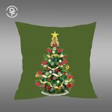 2017 X'mas Home Used Digital Printing Cushion Cover Df-1675