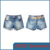 Hot Selling Women Sexy Rip up Short Jeans (JC6019)