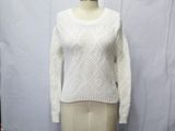 Elegant Pure Color Knitted Sweater for Women