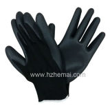 Nylon Liner Palm Coated Nitrile Foam Work Safety Gloves