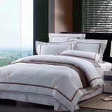 Luxury Hotel Comforter Set Embroidery Hotel Cotton Bedding