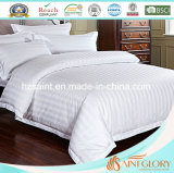 Luxury Hotel Pure Cotton Fabric Stripe Style Bedding Sheet Sets
