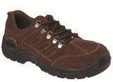 Ufa106 Brown Suede Leather Steel Toe Cheap Safety Shoes