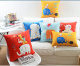 New-Style Pillow Animal Cushion 100%Polyester Transfer Print Cushion (LC-117)