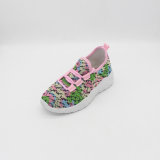 China Wholesale Durable Colorful Kids Flyknit Student Sneakers