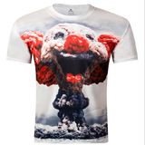 Customize Personal Design 3D Digital Printing Men Tees for Men