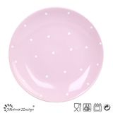 Cheap Plain Pink Ceramic Plate