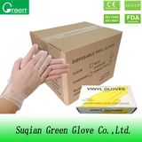 Phthalate Free Clear Powder Free Vinyl Gloves