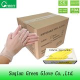 Phthalate Free Clear Powder Free Vinyl Gloves