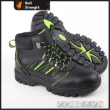 Geniune Leather Safety Shoes with Steel Toe and Steel Midsole (SN5295)