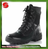 Genuine Leather Black Military Army Police Tactical Boots