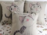Cute Cat Sofa Throw Cushion