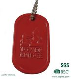 Custom Design Aluminum Colorful Stamped Dog Tag