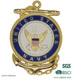 Custom Metal Military Medal Without Ribbon