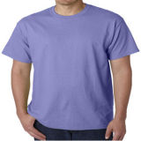 Blank 100% Cotton Round Neck Purple T-Shirt