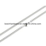 Stainless Steel Round Curb Chain Necklace