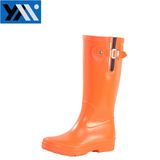 Fashion New Design Comfortable Wellington Boot Women Knee PVC Rain Boots