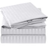 Solid Color 95GSM Brushed Microfiber Bed Sheet