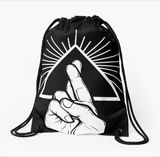 Drawstring Polyester Backpack Bag for Promotion (FLY- dB0119)