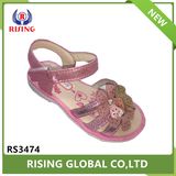 Sunflower PU Leather Flat Summer Beautiful Fancy Girls Sandals