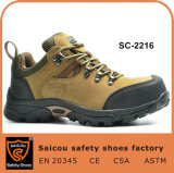 Quality Leather Hiking Waterproof Safety Shoes Factory in Guangzhou Sc-2216