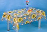 PVC Transparent and Embossed Tablecloth (TJ3D0005B)