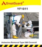 Asbesto Removal Type 5&6 Microporous Coverall (CVA1011)