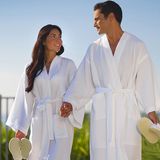 Ultra Luxury Egyptian Cotton Waffle Bathrobe for 5-Star Hotel