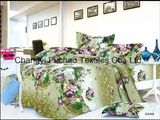 Poly /Cotton Full Size High Quality Home Textile Bedding Set