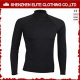 Long Sleeve Black Cheap Rash Guards for Man (ELTRGI-1)