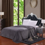 Home Textile Solid Color Soft Boa Blanket for Bedding