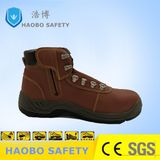 Top Safety Shoes Good Quality Genuine Leather Middle Cut