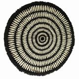 1500mm Cotton Printed Mandala Roundie Beach Towel with Tassels