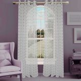 Window Sheer Grommet Panel Window Curtain